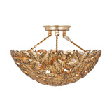 Kelan Semi Flush Mount LIGHTING - flush mount Visual Comfort Antique Gild