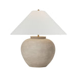 Casey Medium Table Lamp LIGHTING - table lamp Visual Comfort Silt Grey Ceramic