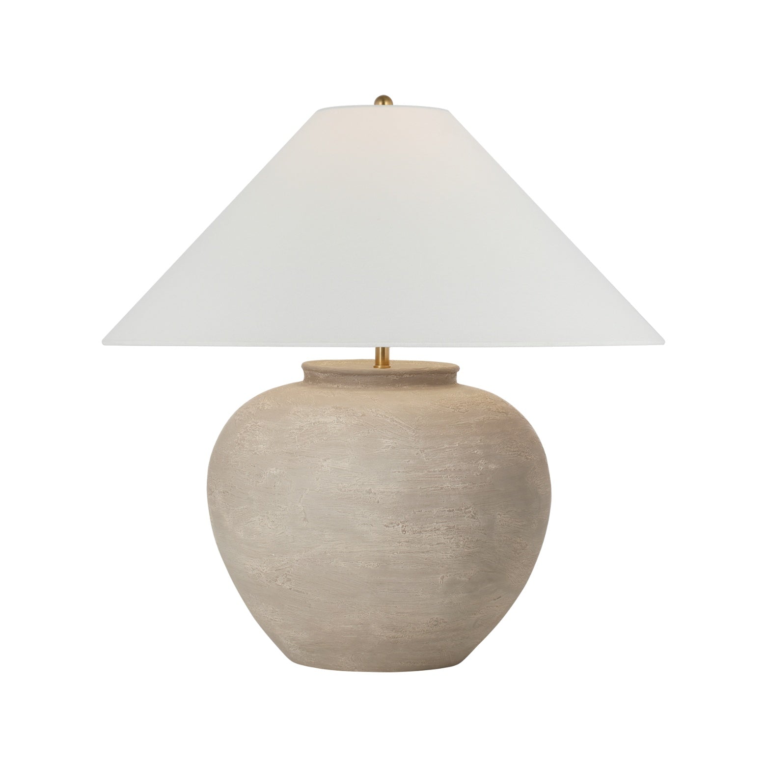 Casey Medium Table Lamp LIGHTING - table lamp Visual Comfort Silt Grey Ceramic