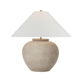 Casey Medium Table Lamp LIGHTING - table lamp Visual Comfort Silt Grey Ceramic