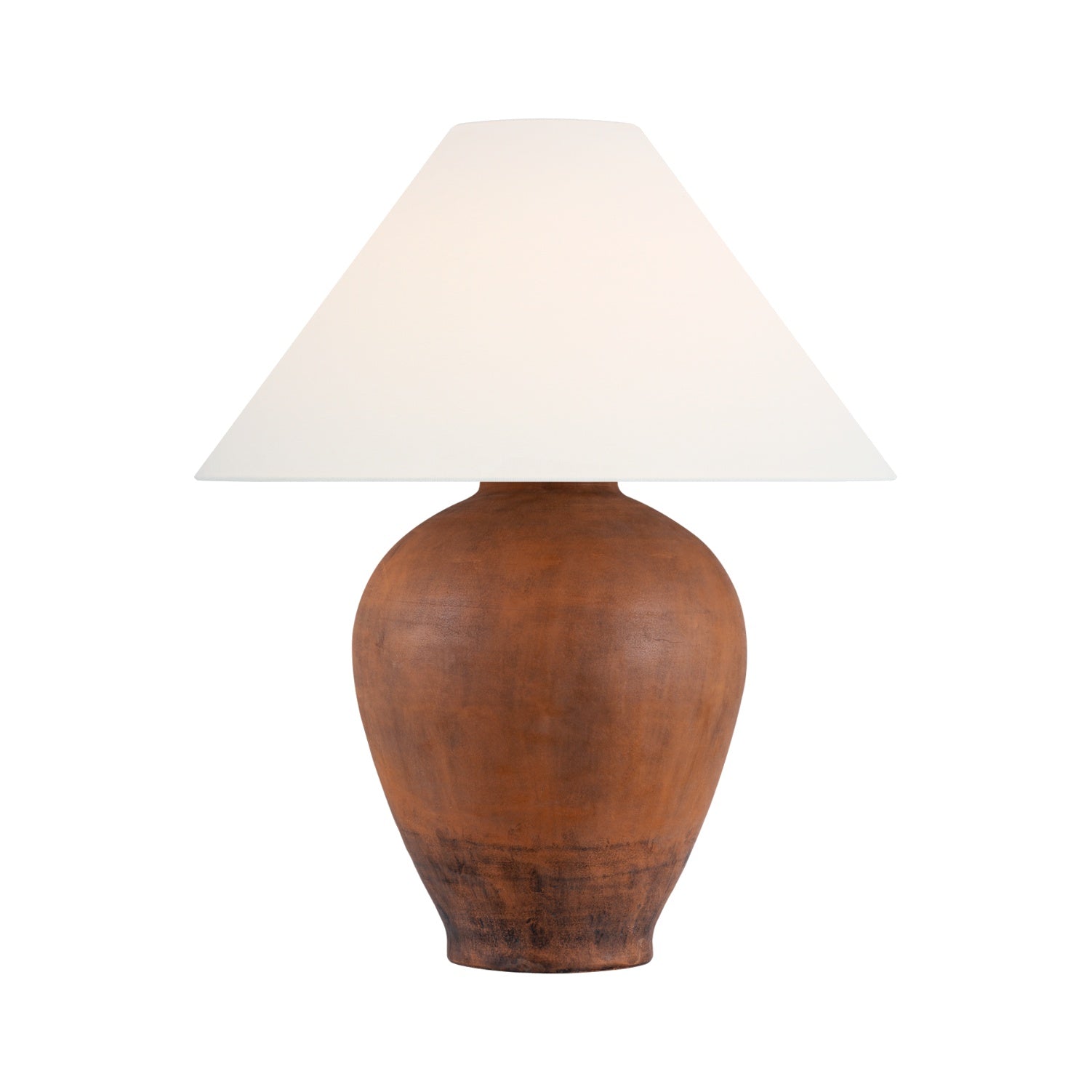 Fischer 36" Table Lamp LIGHTING - table lamp Visual Comfort - Signature Natural Terracotta