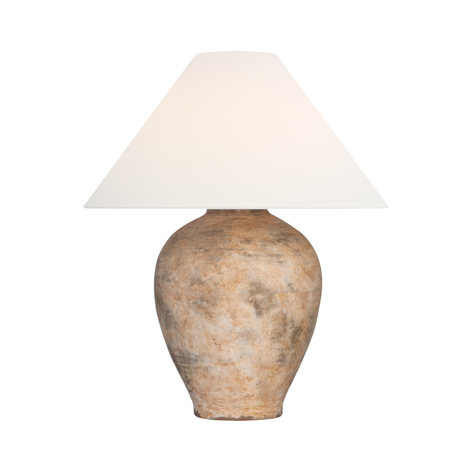 Fischer 36" Table Lamp LIGHTING - table lamp Visual Comfort Rustic Terracotta