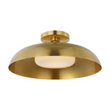 Cyrus 16" Flush Mount LIGHTING - flush mount Visual Comfort Hand-Rubbed Antique Brass