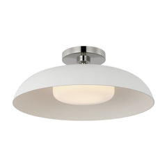 Polished Nickel and White