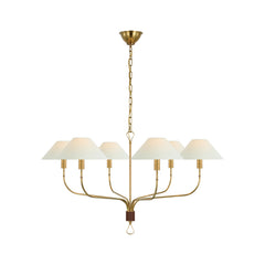 Hand-Rubbed Antique Brass and Saddle Leather