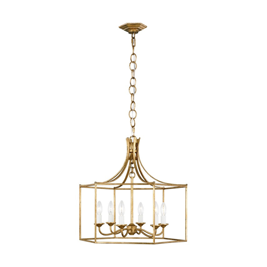 Bantry House Wide Lantern LIGHTING - chandelier Visual Comfort