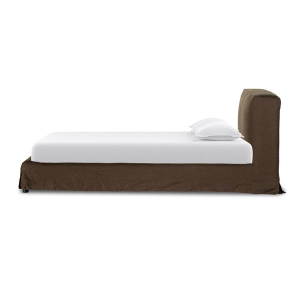 Allen Slipcover Bed Coffee - Rug & Weave