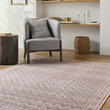 Aria Blush / Mocha Washable Rug