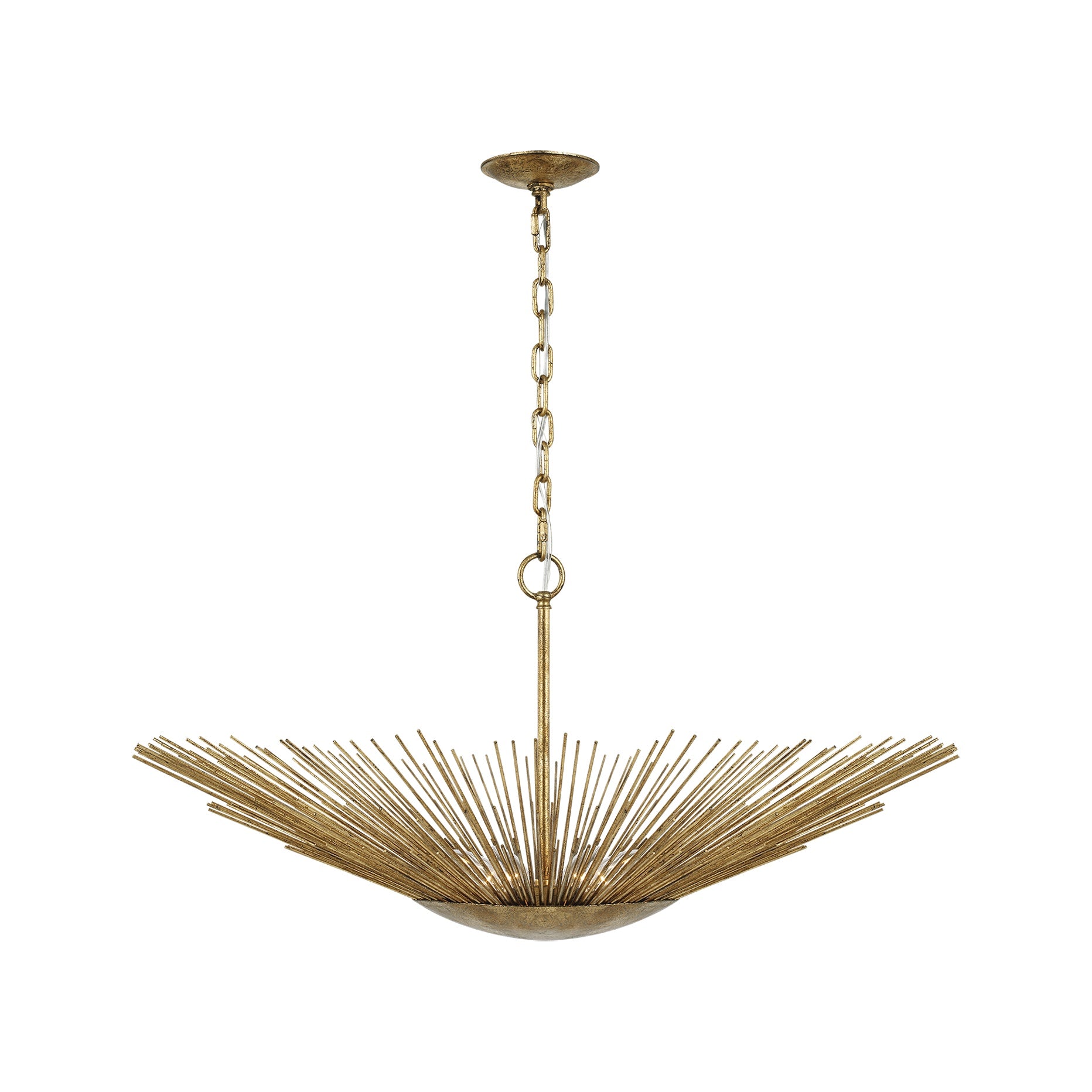 Helios Wide Pendant LIGHTING - pendant Visual Comfort - Studio Antique Gild