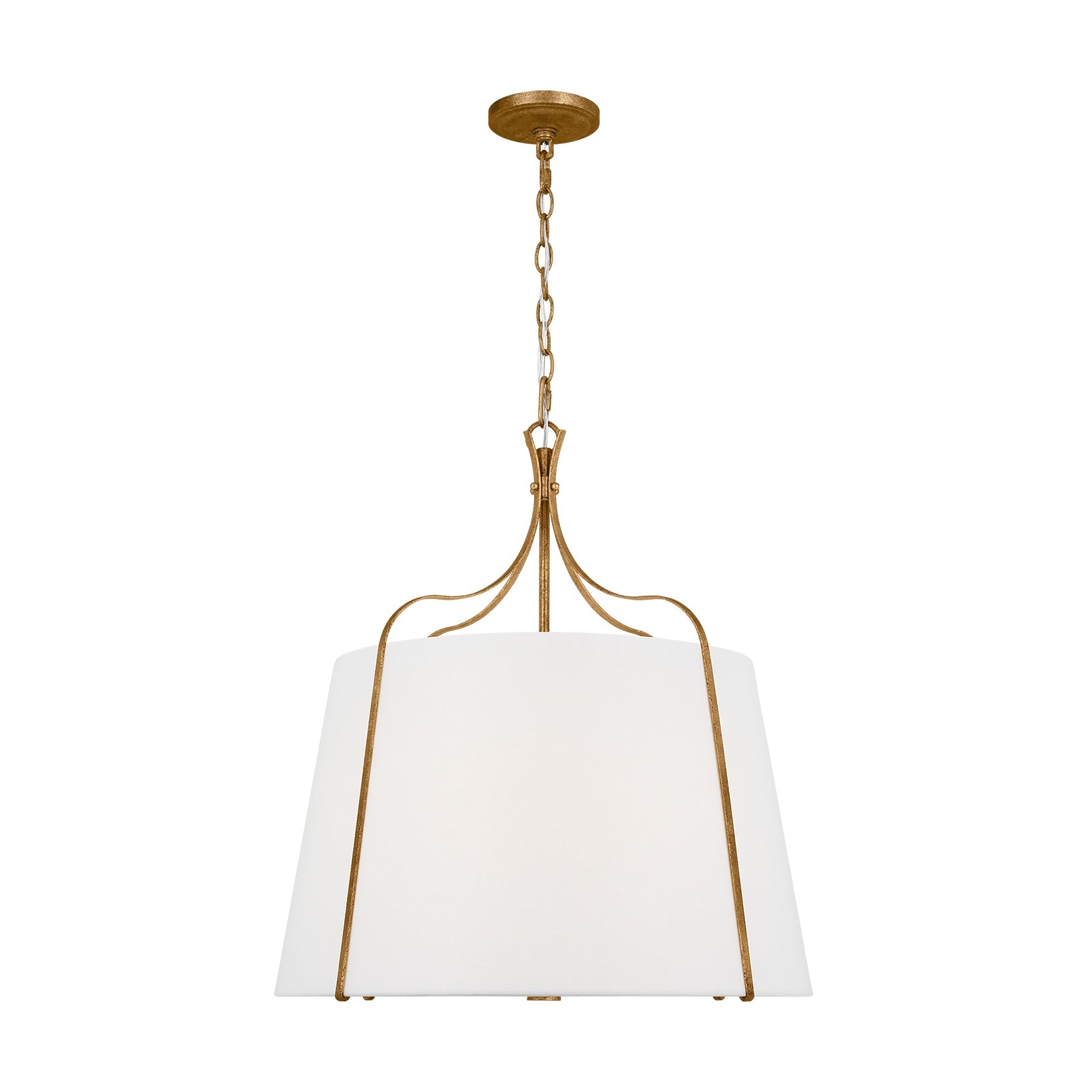 Leander Medium Hanging Shade LIGHTING - pendant Visual Comfort - Studio Antique Gild