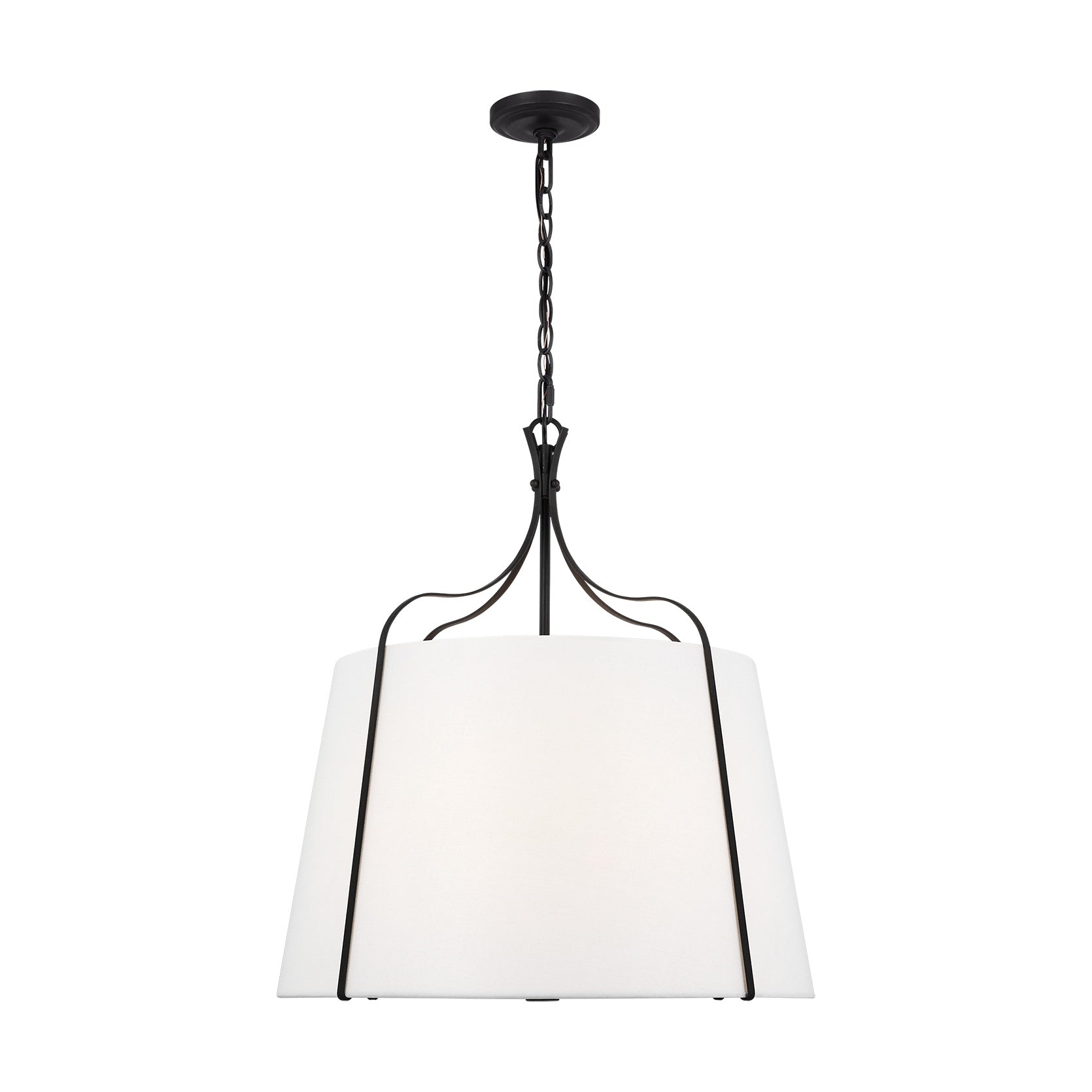 Leander Small Hanging Shade LIGHTING - pendant Visual Comfort - Studio Smith Steel