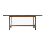 Arland Dining Table FURNITURE - dining table Surya Brown