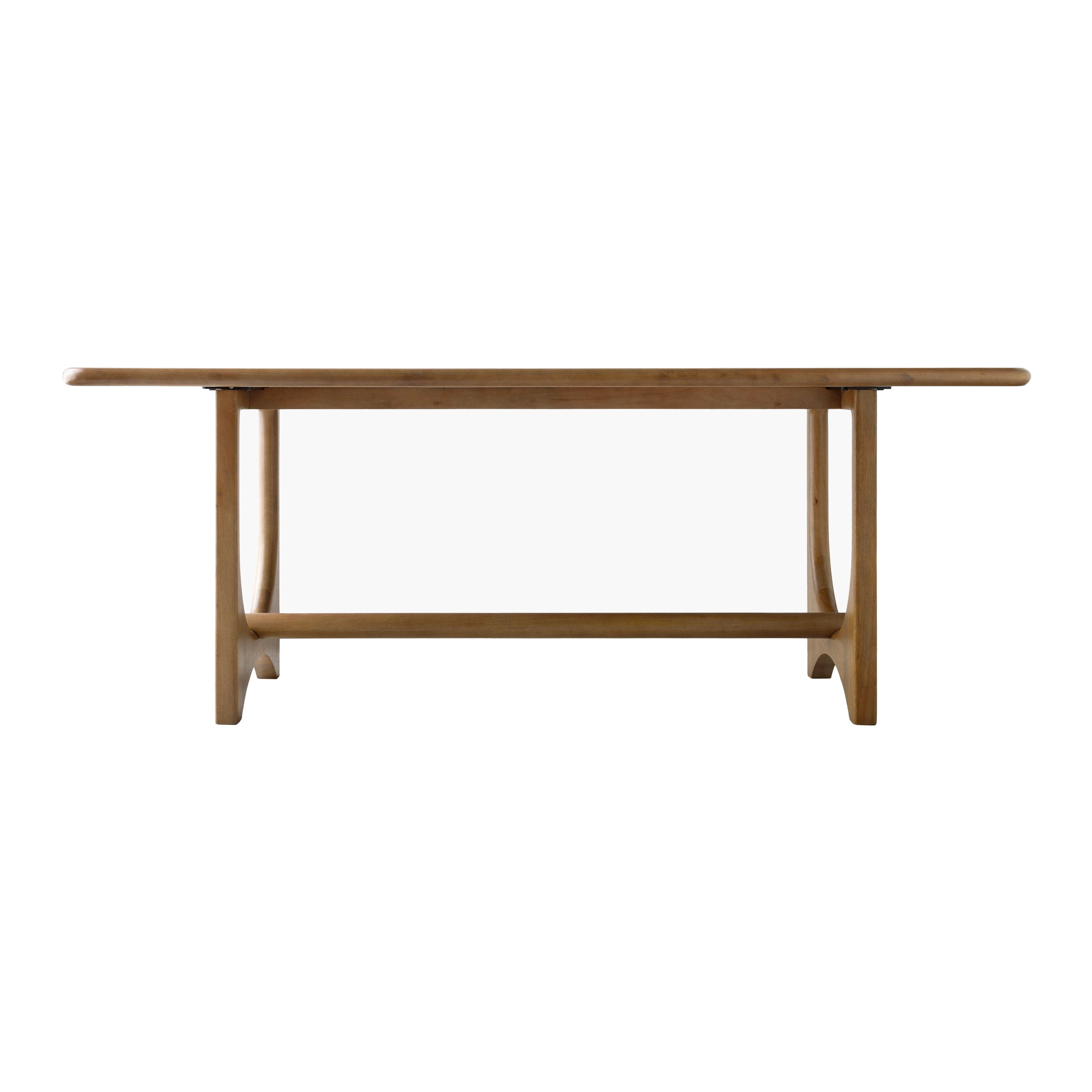 Arland Dining Table FURNITURE - dining table Surya Brown