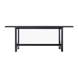 Arland Dining Table FURNITURE - dining table Surya Black