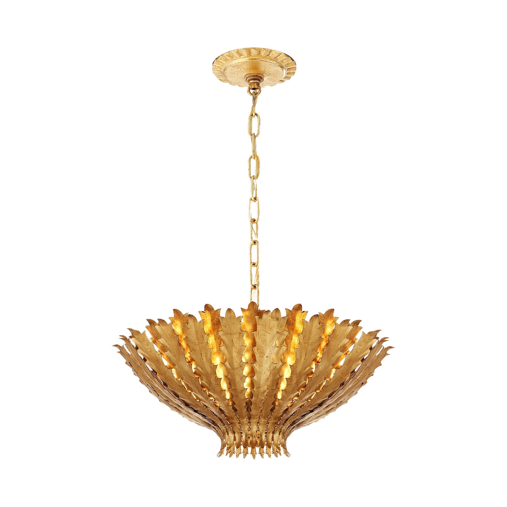 Hampton Small Chandelier LIGHTING - chandelier Visual Comfort - Signature Gild