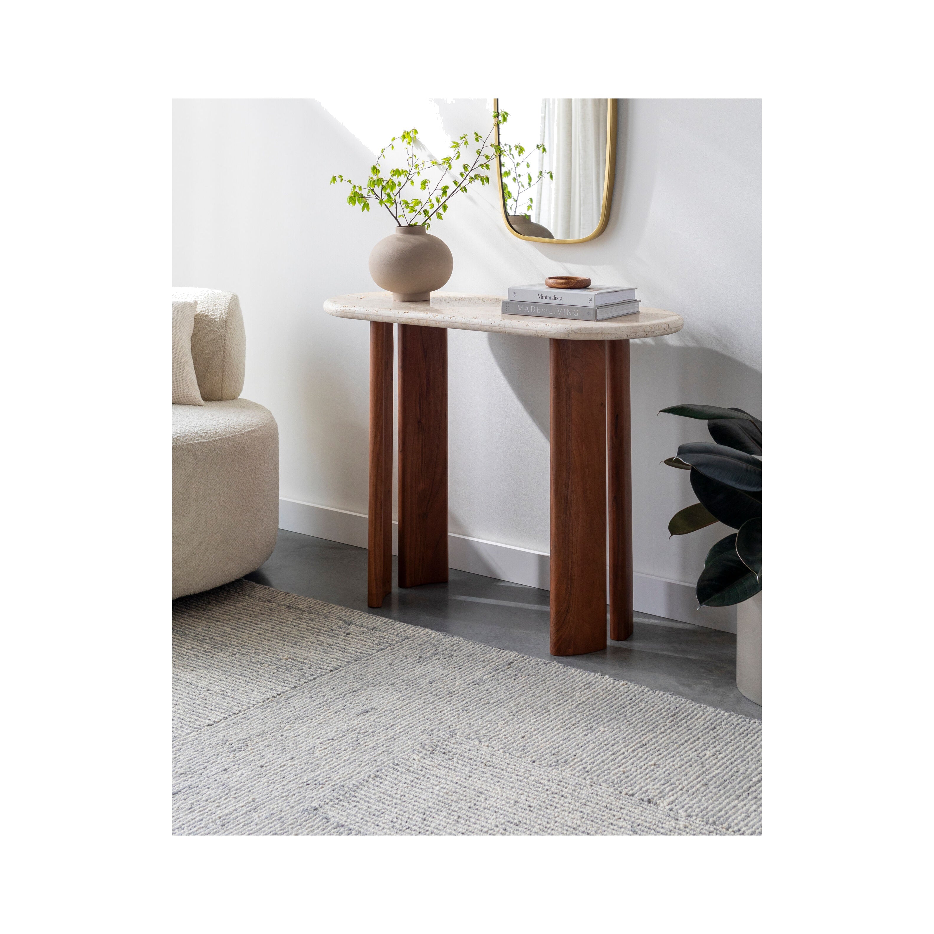 Abacus Console Table FURNITURE - console table Surya