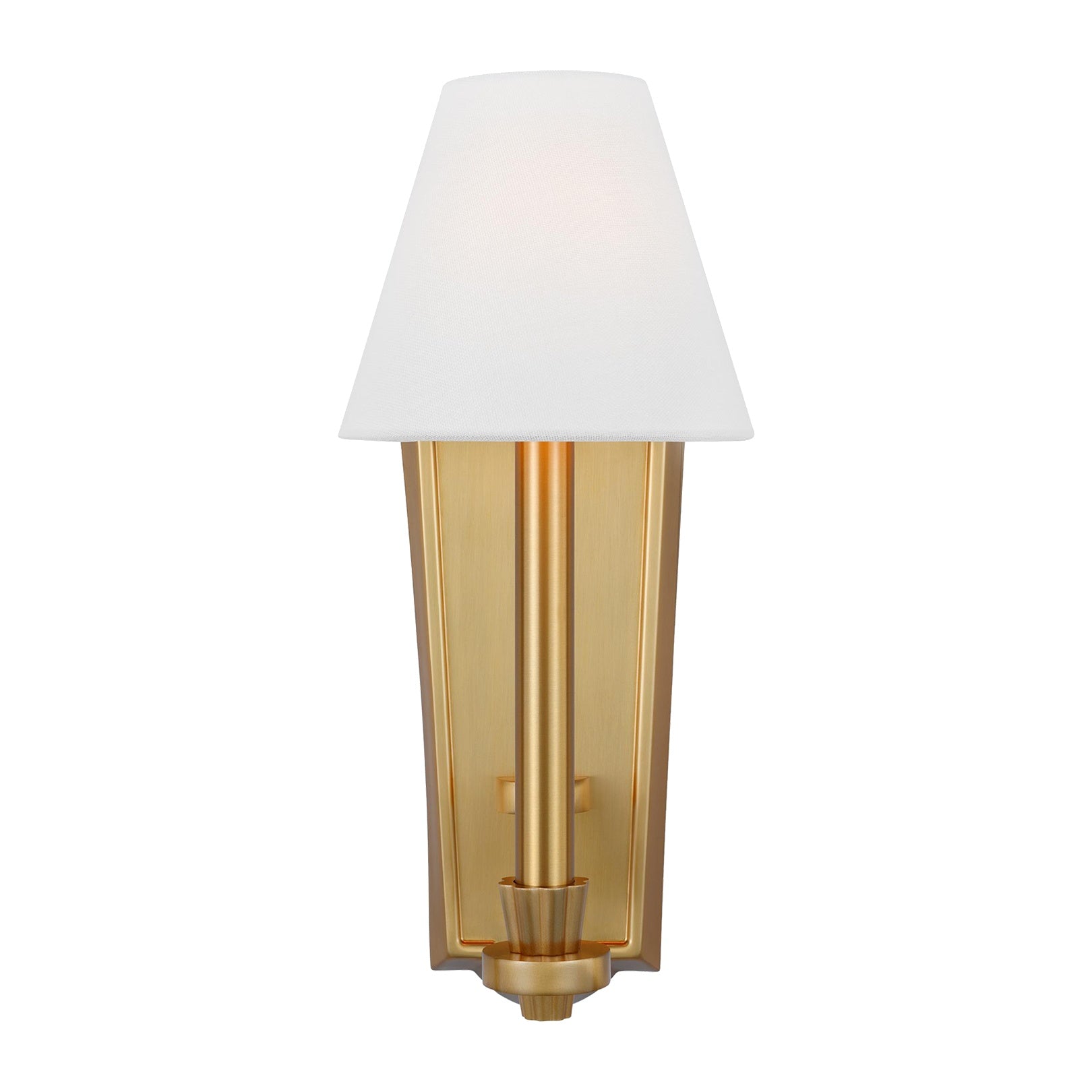 Paisley Tall Sconce LIGHTING - wall bath fixture Visual Comfort Burnished Brass