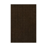 Nate Berkus Crosby Solid Wool Cozy Area Rug RUGS - wool Dash & Albert Brown 3' x 5'