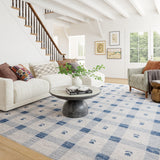 Valen Modern Plaid Machine Washable Rug RUGS - synthetic Dash & Albert