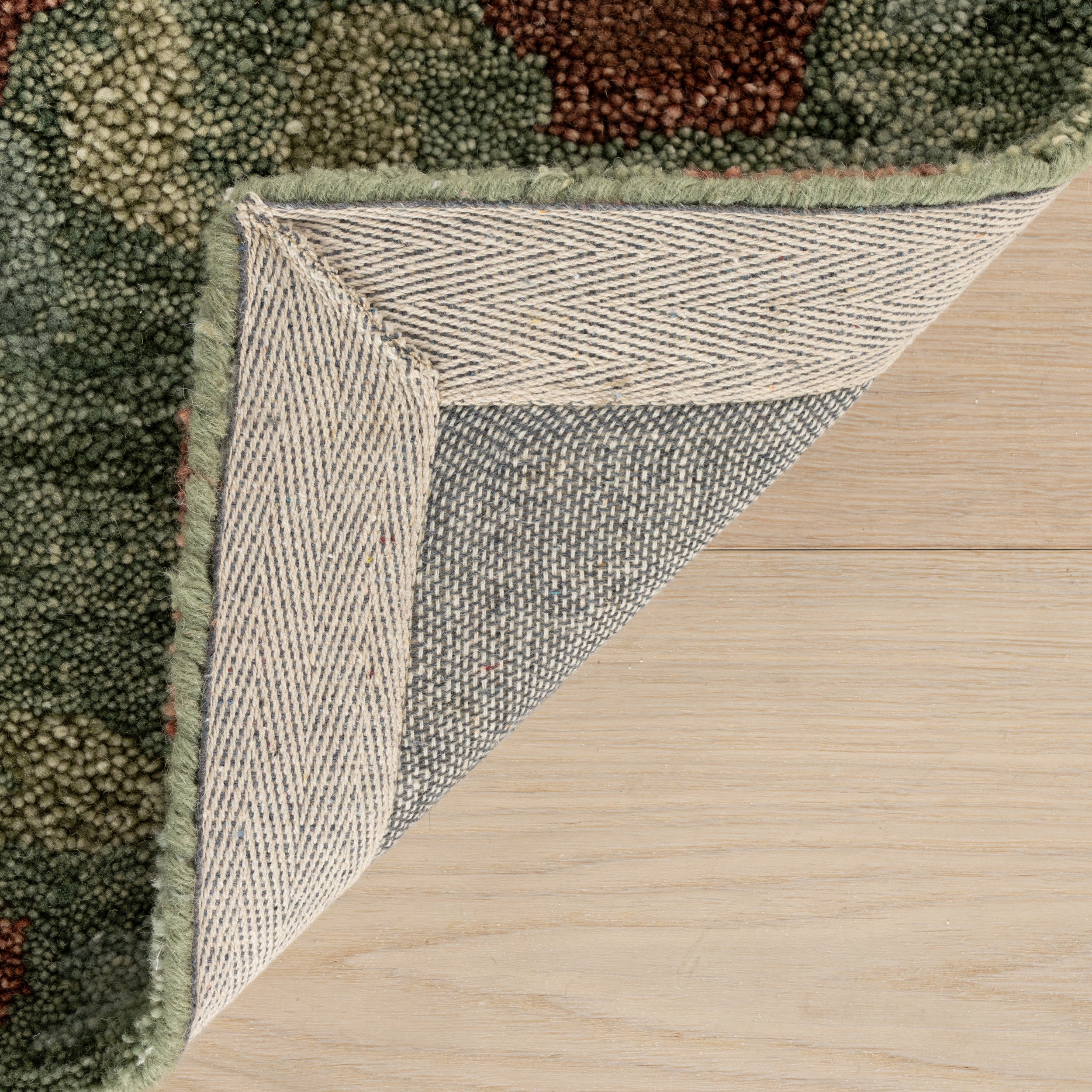 Genevive Modern Floral Wool Rug RUGS - wool Dash & Albert