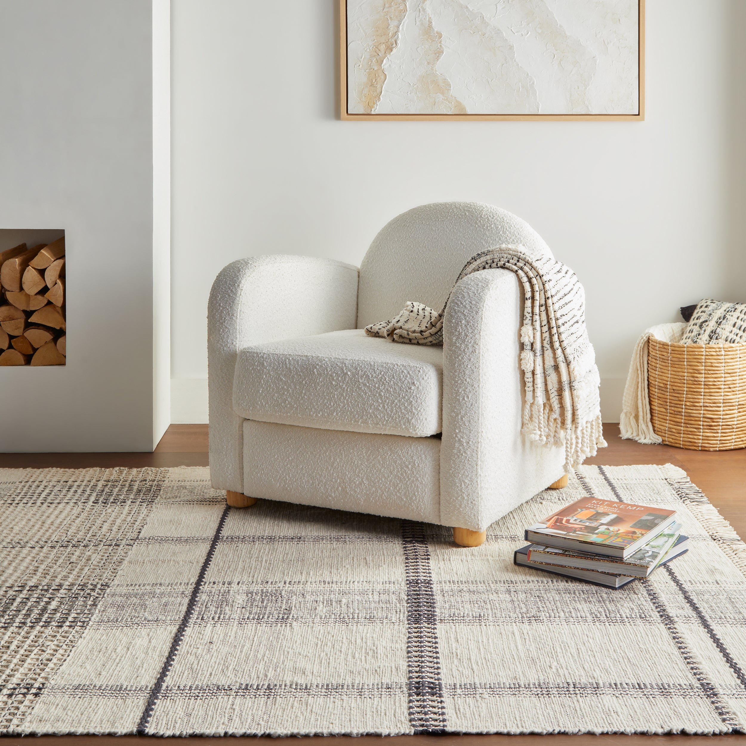 Zole Plaid Handmade Cotton Rug RUGS - cotton Dash & Albert