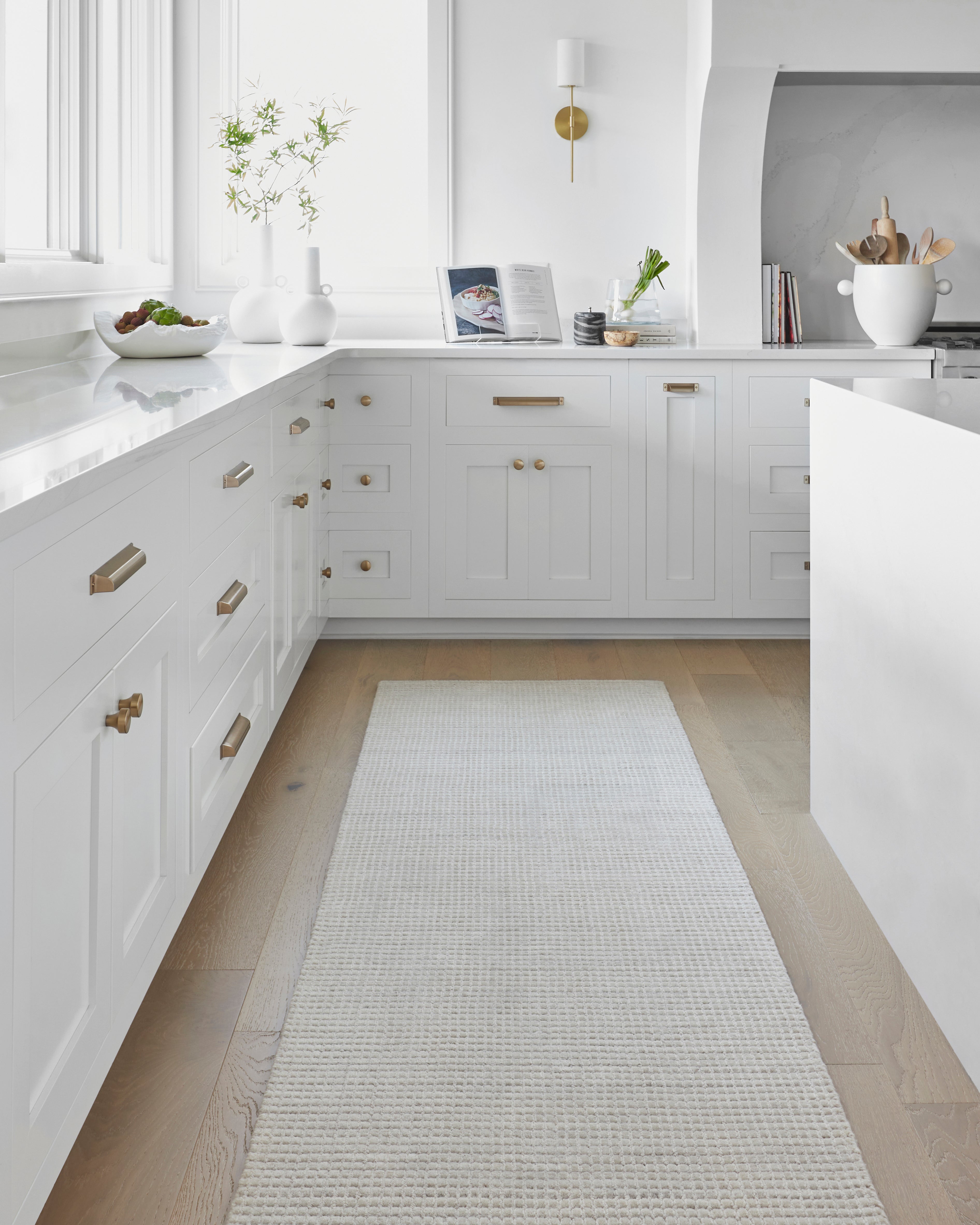 Boston Ivory Handwoven Rug RUGS - wool Surya
