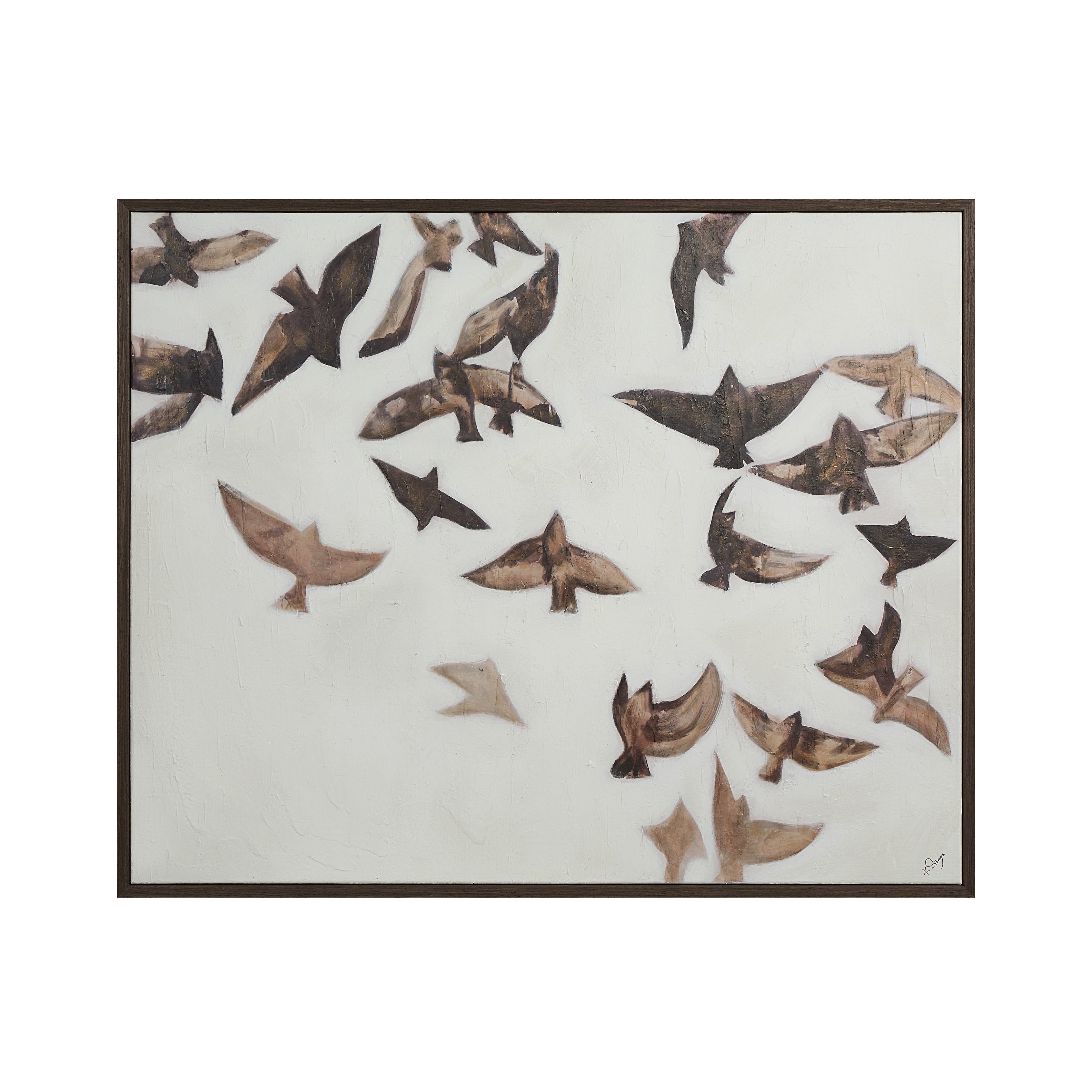 "Flight" Framed Canvas ARTWORK - framed print Renwil