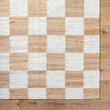 OVERSTOCK RUG - Becki Owens Kamey Checkered Jute Rug - 2' x 3'