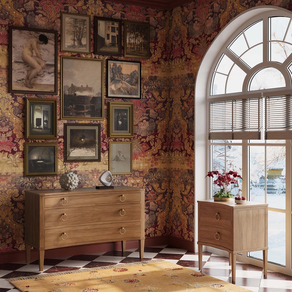 Bow Nightstand FURNITURE - nightstand Bramble