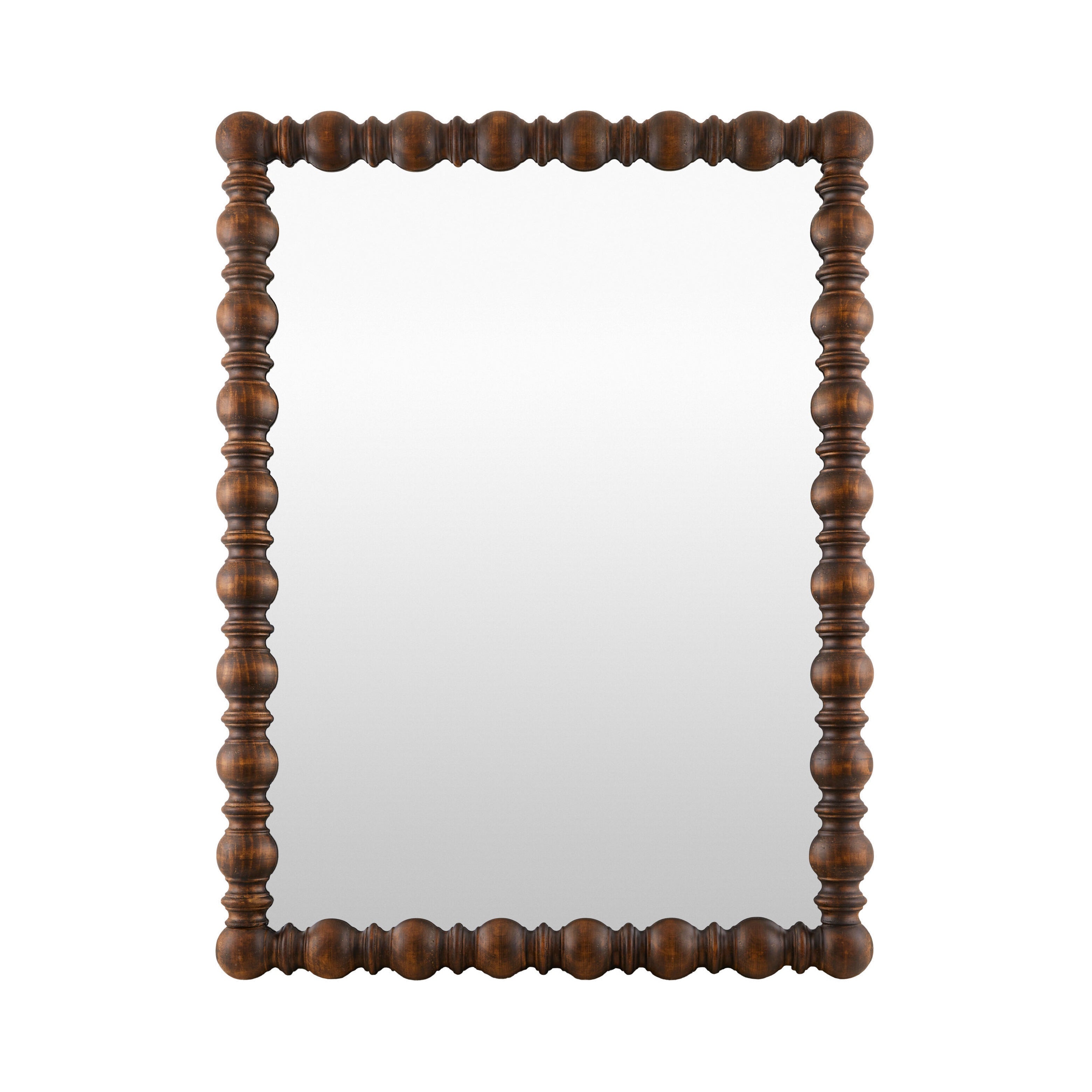 Brogan Accent Mirror MIRROR - Accent Mirror Surya Dark Brown 24" x 36"