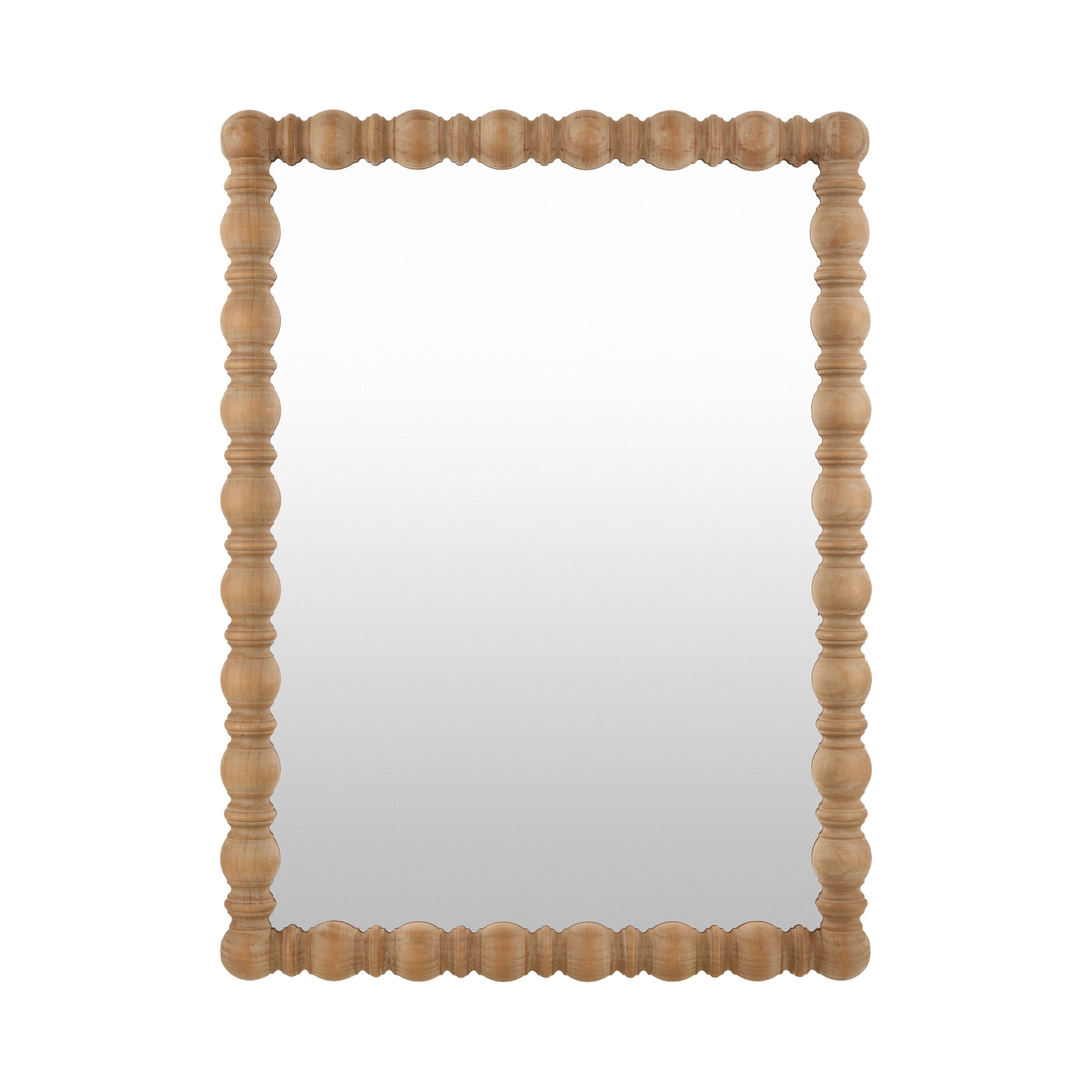 Brogan Accent Mirror MIRROR - Accent Mirror Surya Wood 24" x 36"