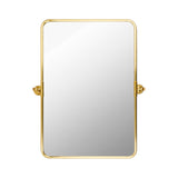 Brix Accent Mirror MIRROR - Accent Mirror Surya Antiqued Gold 30"