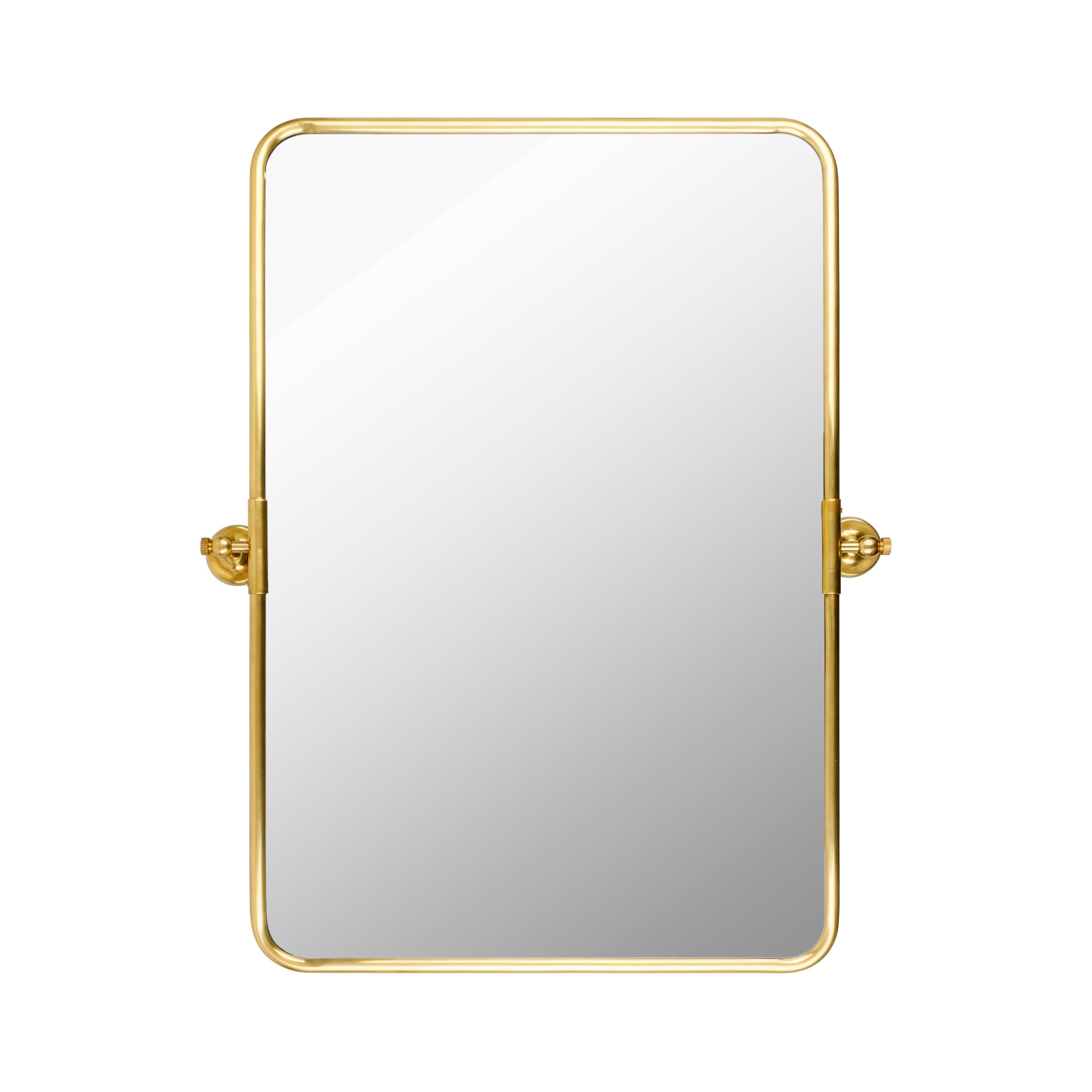 Brix Accent Mirror MIRROR - Accent Mirror Surya Antiqued Gold 30"