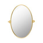 Brix Oval Accent Mirror MIRROR - Accent Mirror Surya