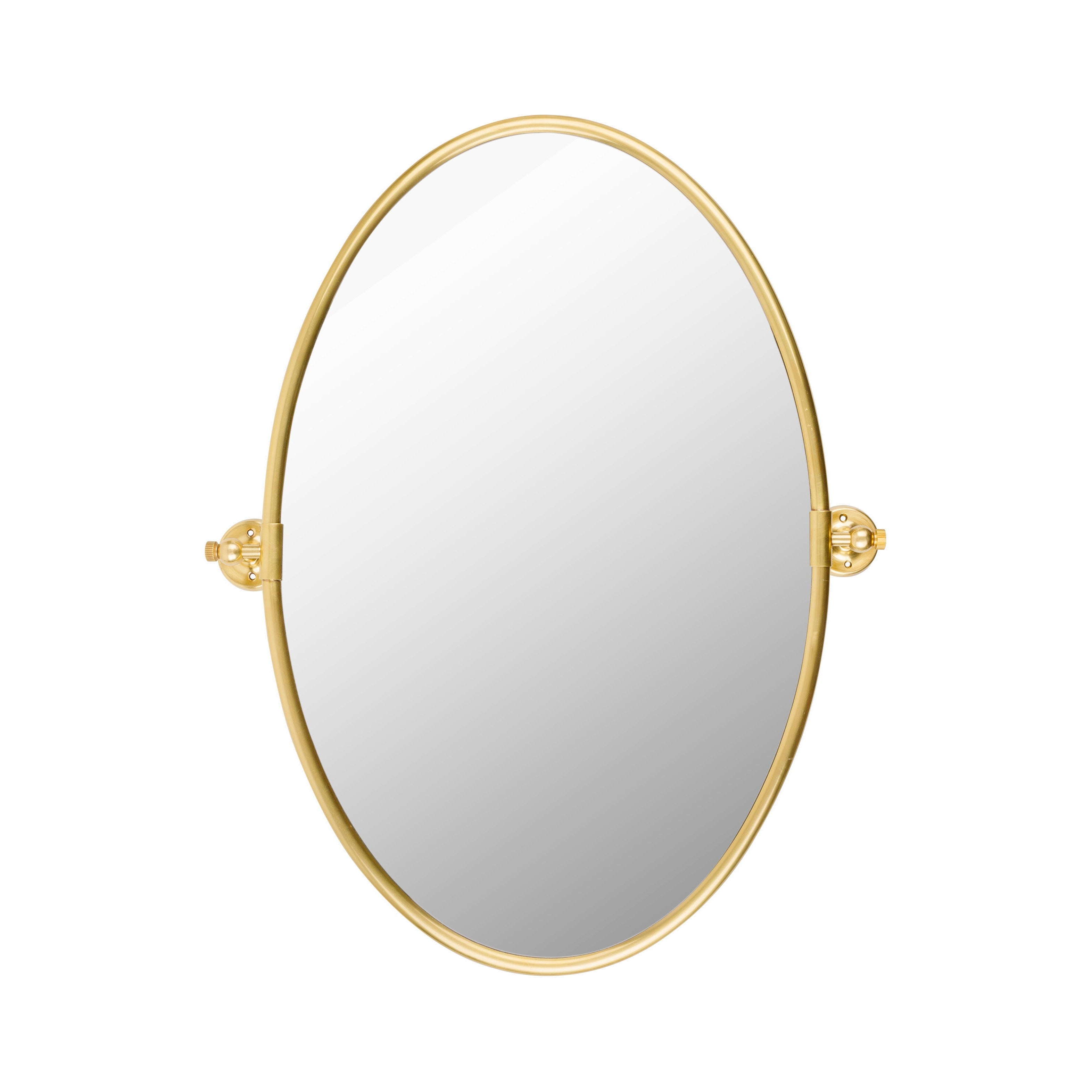 Brix Oval Accent Mirror MIRROR - Accent Mirror Surya