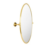 Brix Oval Accent Mirror MIRROR - Accent Mirror Surya