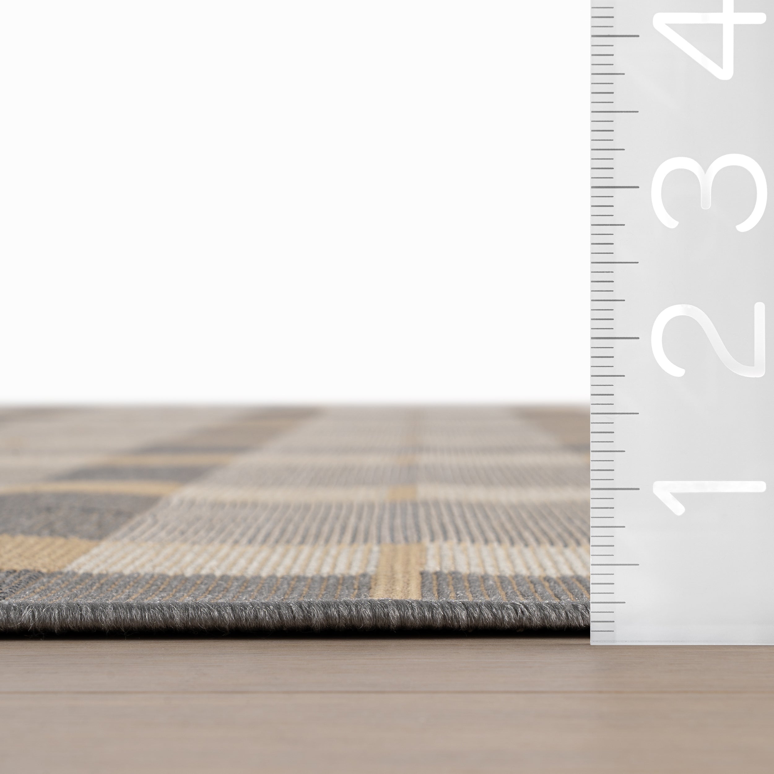 Sundara Modern Plaid Indoor/Outdoor Rug RUGS - synthetic Dash & Albert