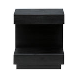 Coburn End Table FURNITURE - end table Surya Black