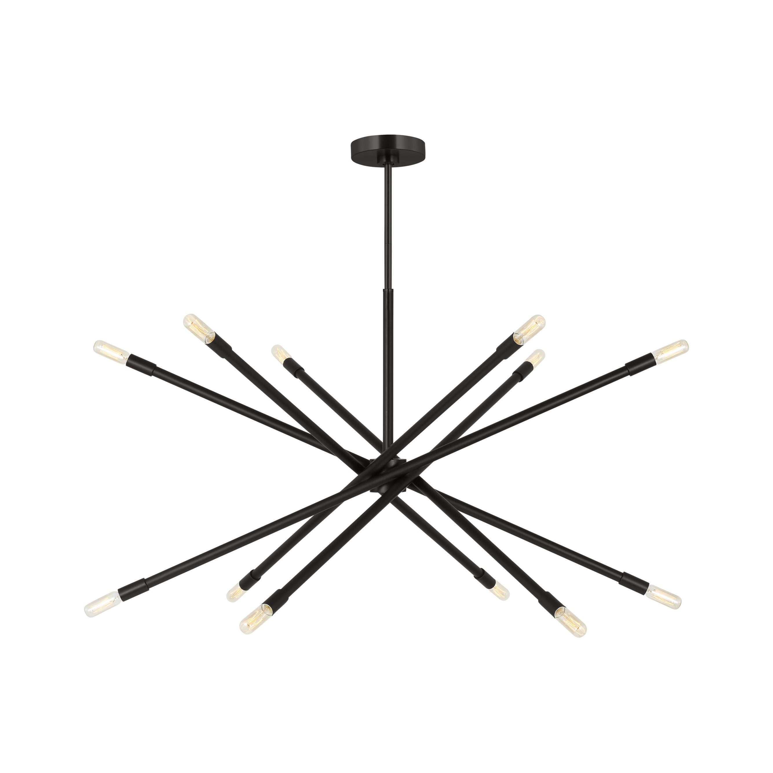 Eastyn Extra Large Chandelier LIGHTING - chandelier Visual Comfort - Studio Midnight Black