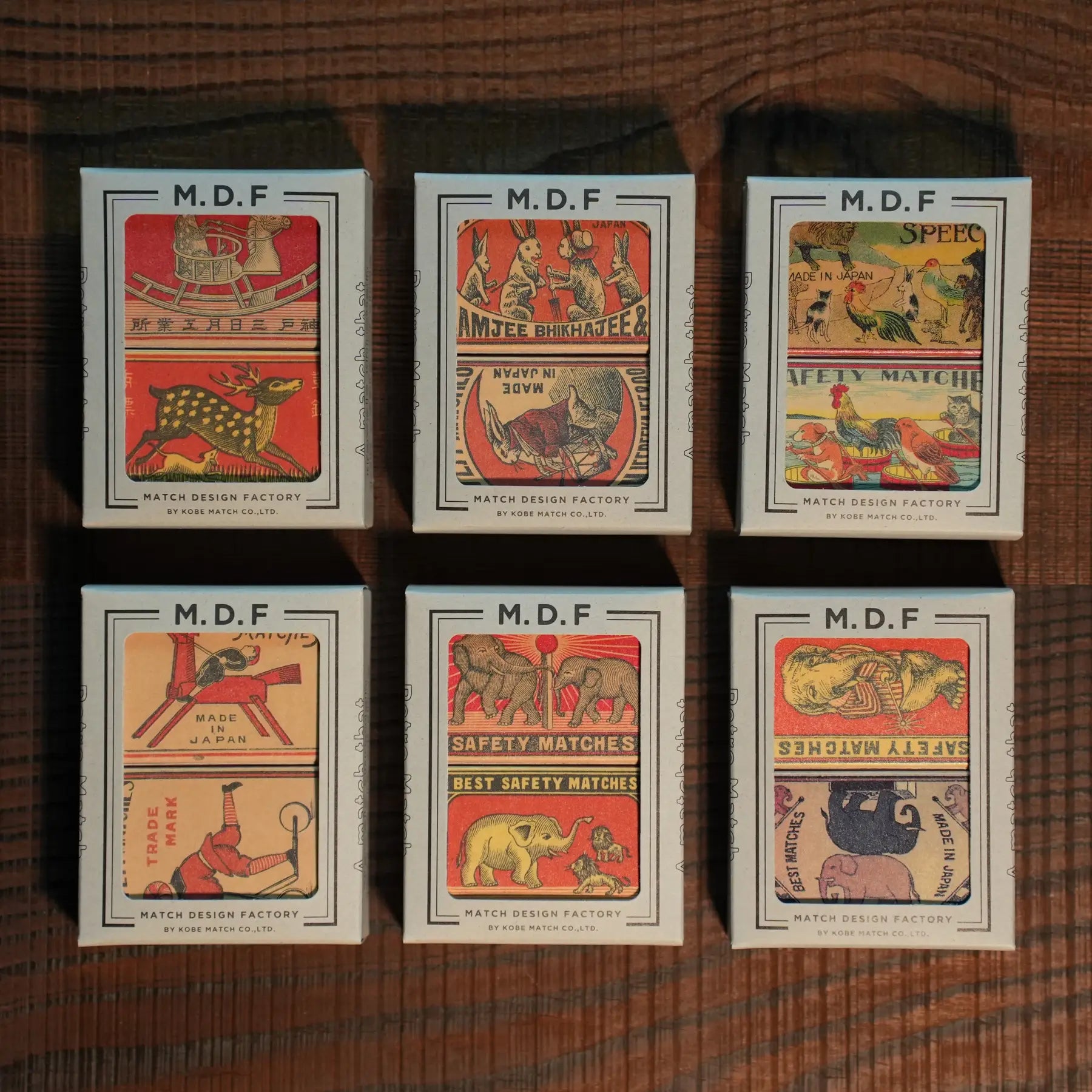 Retro Safety Matches matches Hibi - Higher Ground (Faire) Circus Friends
