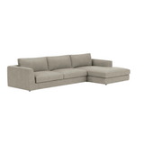 EQ3 Cello Two-Piece Sectional With Chaise - Coda Concrete