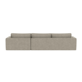 EQ3 Cello Two-Piece Sectional With Chaise - Coda Concrete