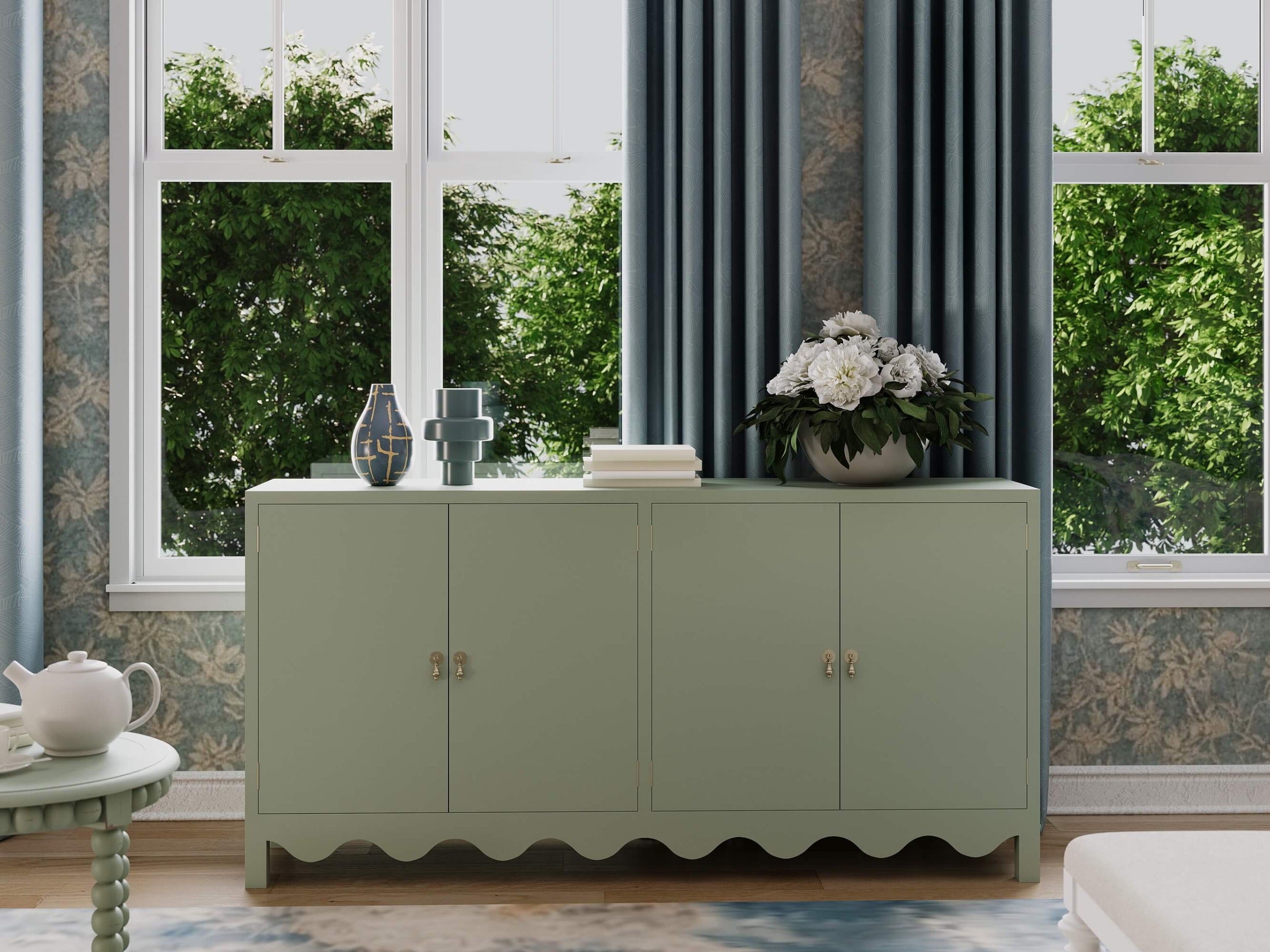 Chloe 4 Door Sideboard FURNITURE - sideboard Bramble