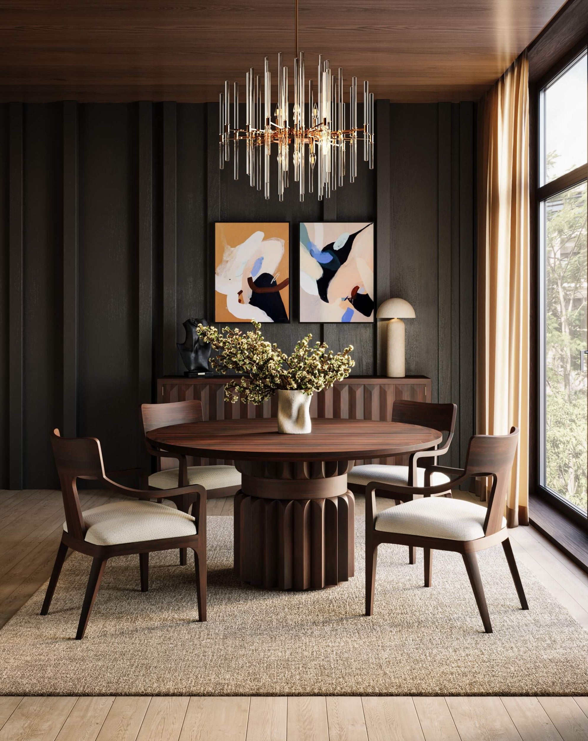 Colorado 60" Round Dining Table FURNITURE - dining table Bramble