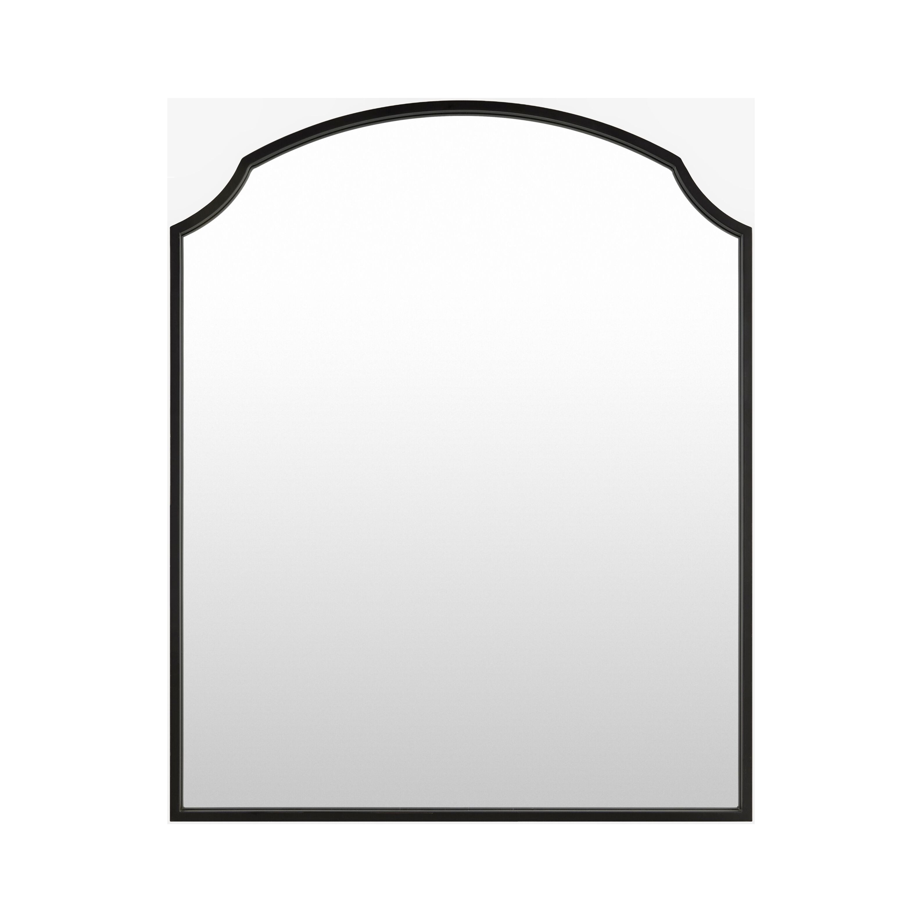 Corbin Mantel Mirror MIRROR - Mantel Mirror Surya Black