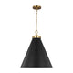 Midnight Black and Burnished Brass