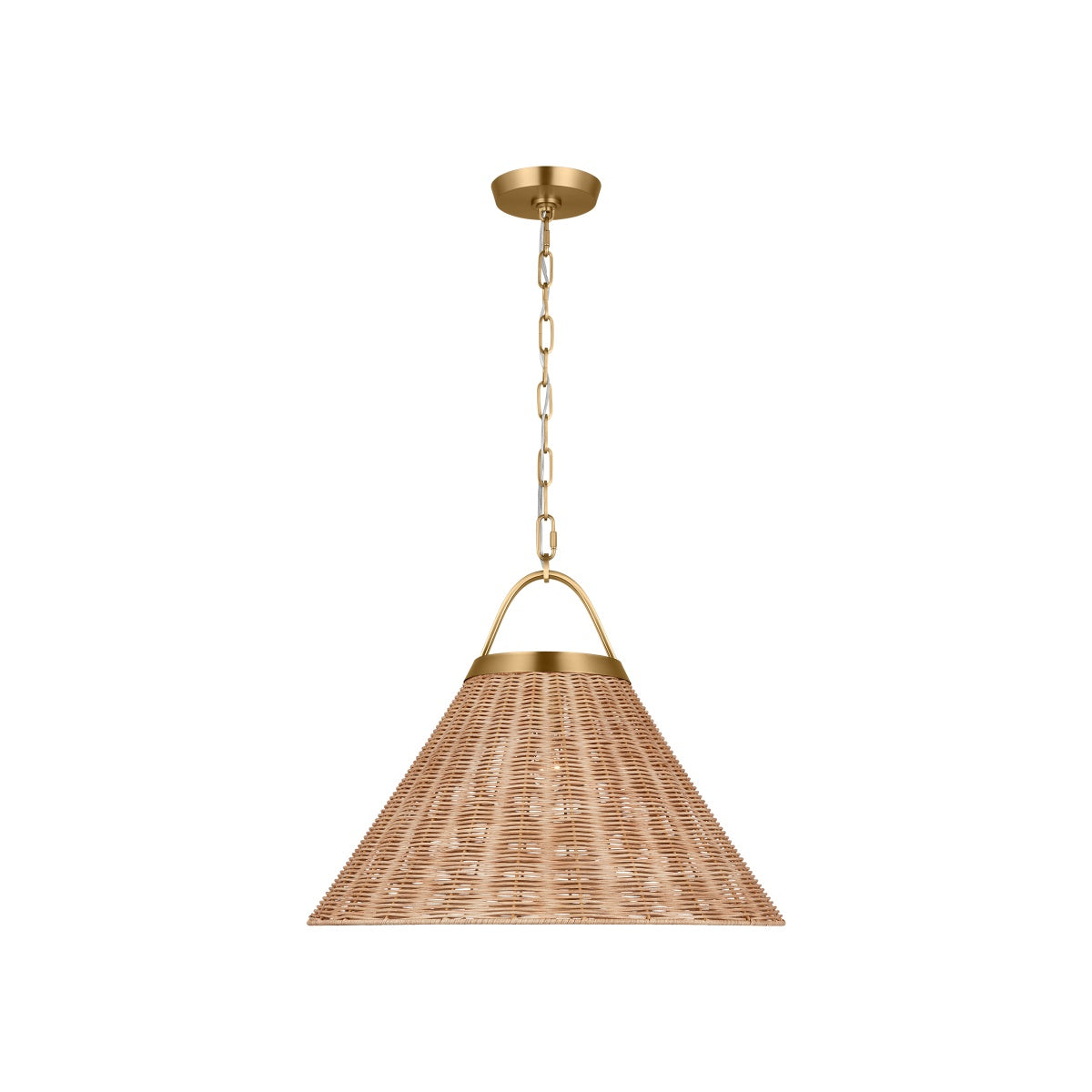 Whitby Extra Large Pendant LIGHTING - pendant Visual Comfort - Studio Burnished Brass