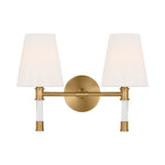 Hanover 2 - Light Vanity LIGHTING - vanity Visual Comfort Burnished Brass