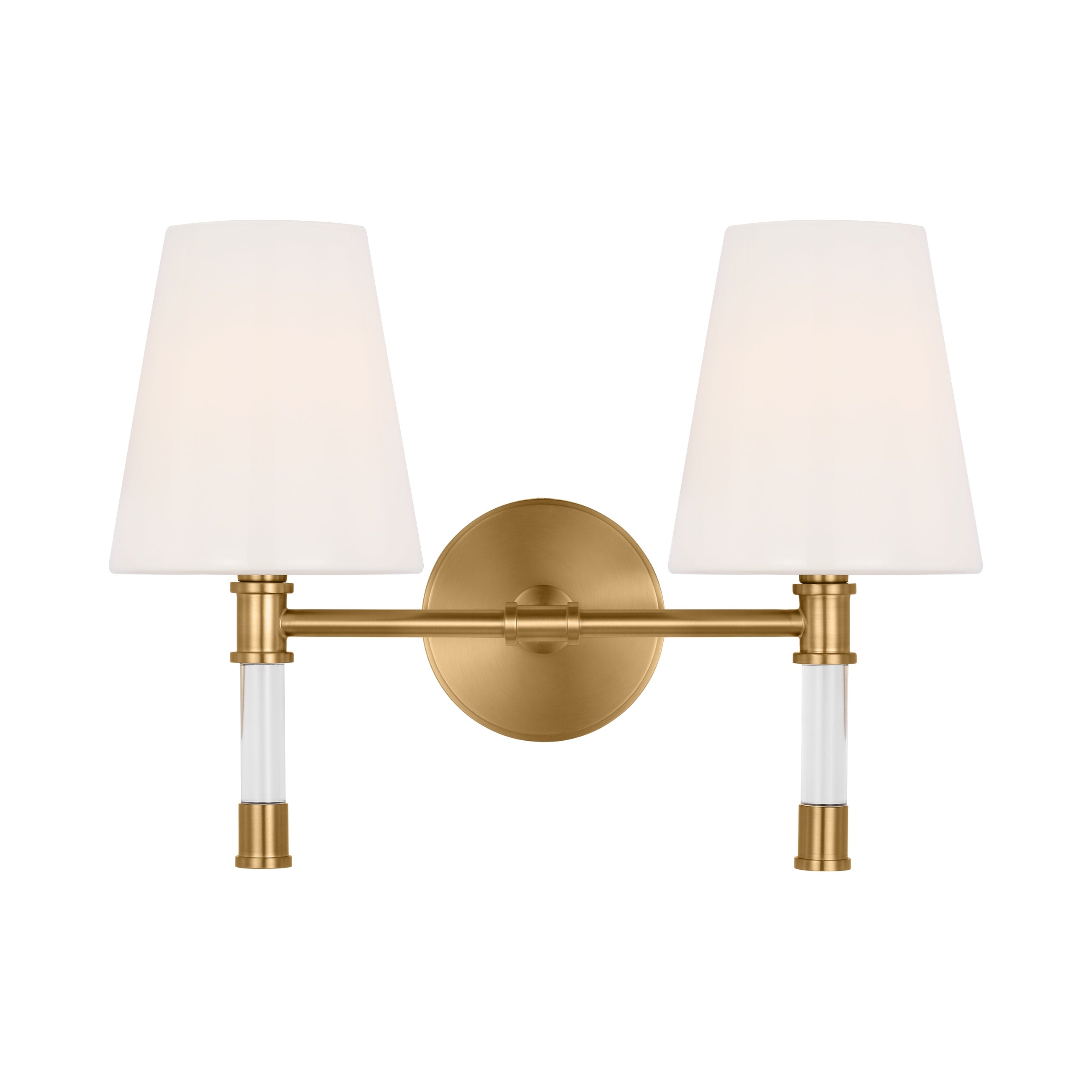 Hanover 2 - Light Vanity LIGHTING - vanity Visual Comfort Burnished Brass