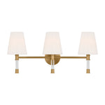 Hanover 3 - Light Vanity LIGHTING - vanity Visual Comfort Burnished Brass